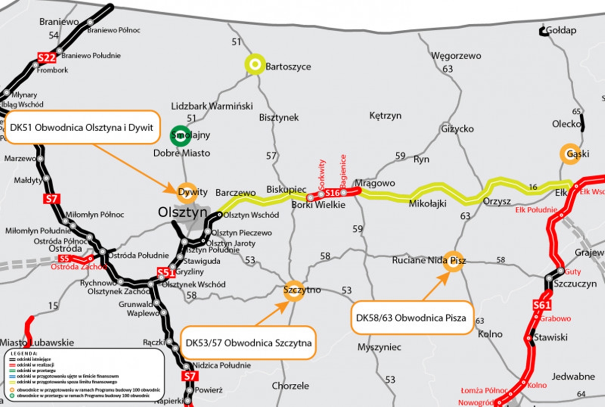 Czy projektowana trasa S-16 przez Mazury specjalnie ominęła pewną posiadłość? GDDKiA zaprzecza